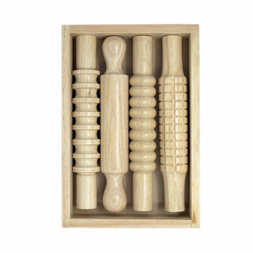 Designer Rolling pin craft Set (4 Pcs)