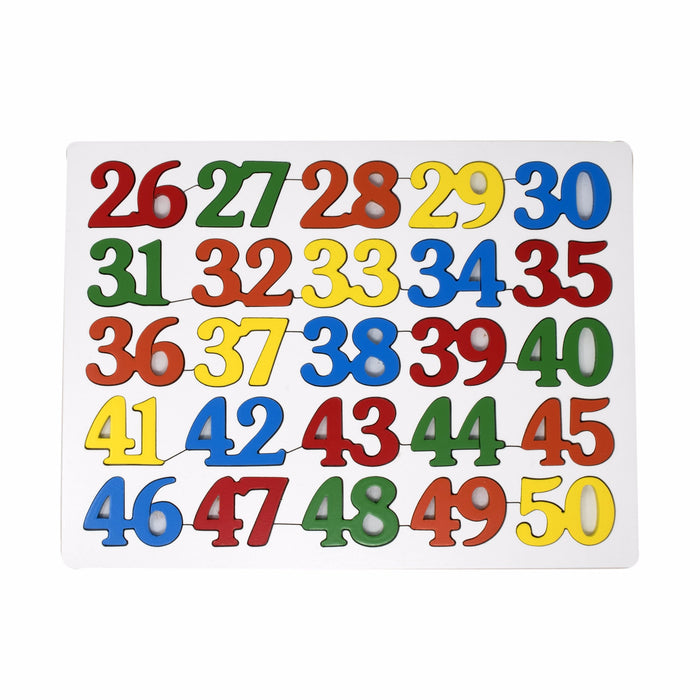 Number Inset Puzzle 1-100 (set of 4 boards)
