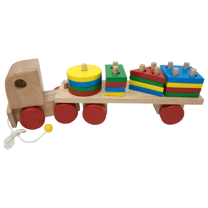 Geometric Shapes Stacking Truck (Multi peg/shape)