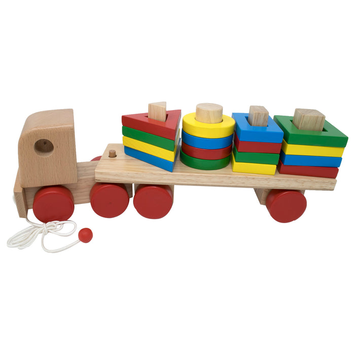 Geometric Shapes Stacking Truck (Single peg/shape)