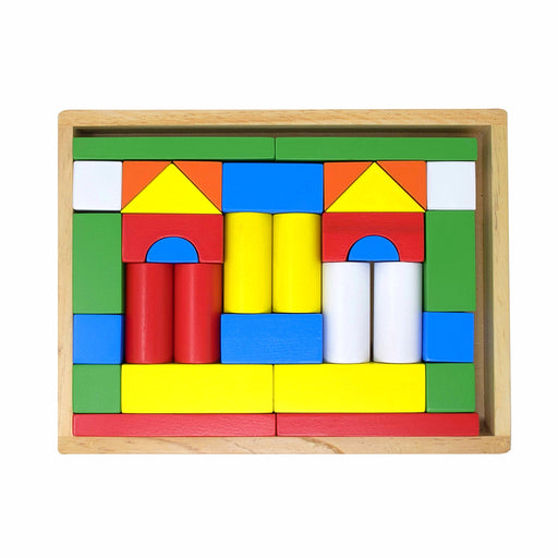 Building Blocks with Wooden Box (32 Pcs)