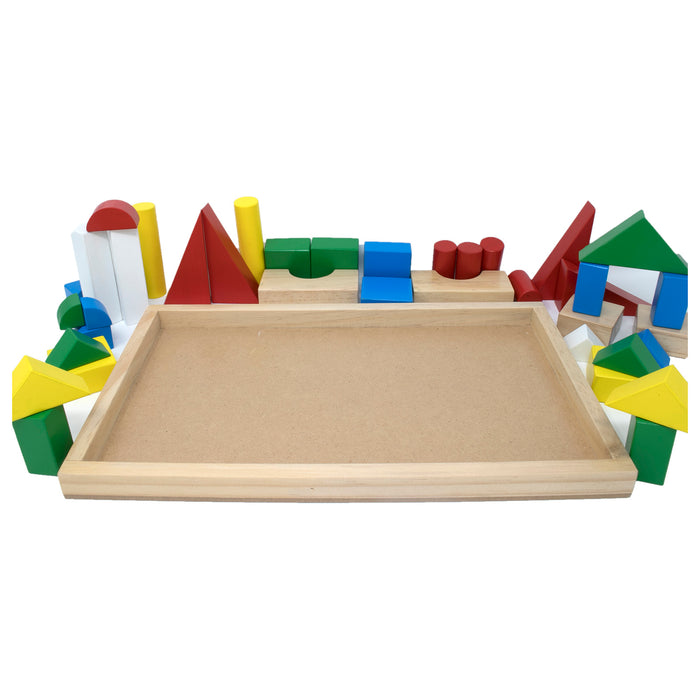 Building Blocks with Wooden Box (40 Pcs)