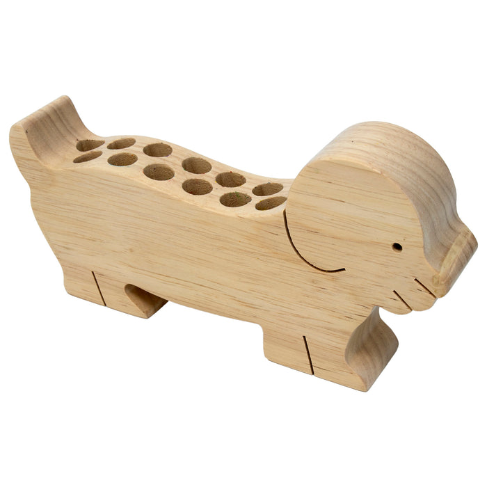 Marker / Pen / Pencil wooden Holder - Dog™