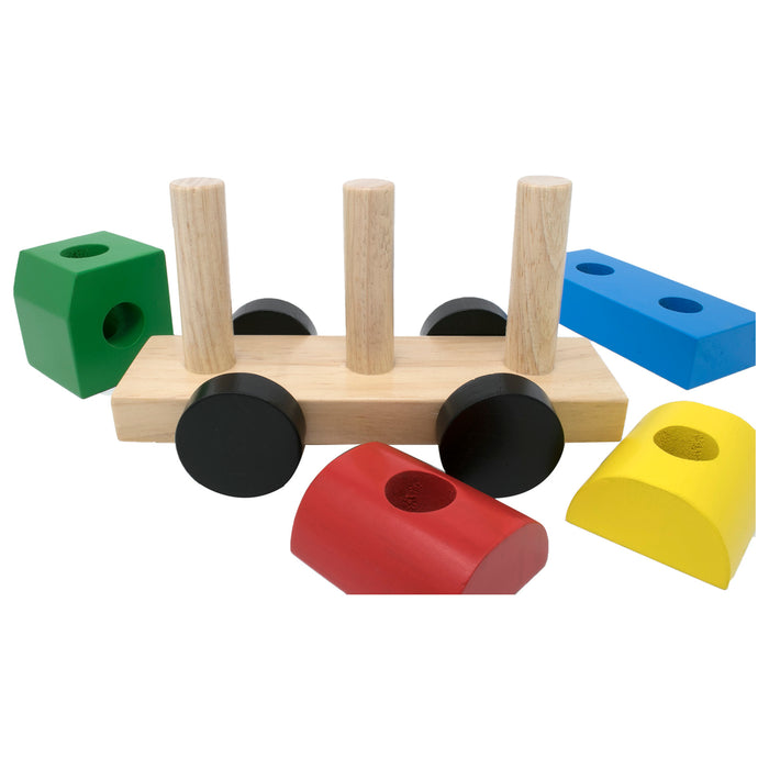 Stacking Truck with blocks