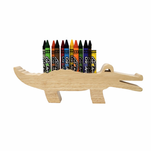 Marker / Pen / Pencil wooden Holder - Alligator™
