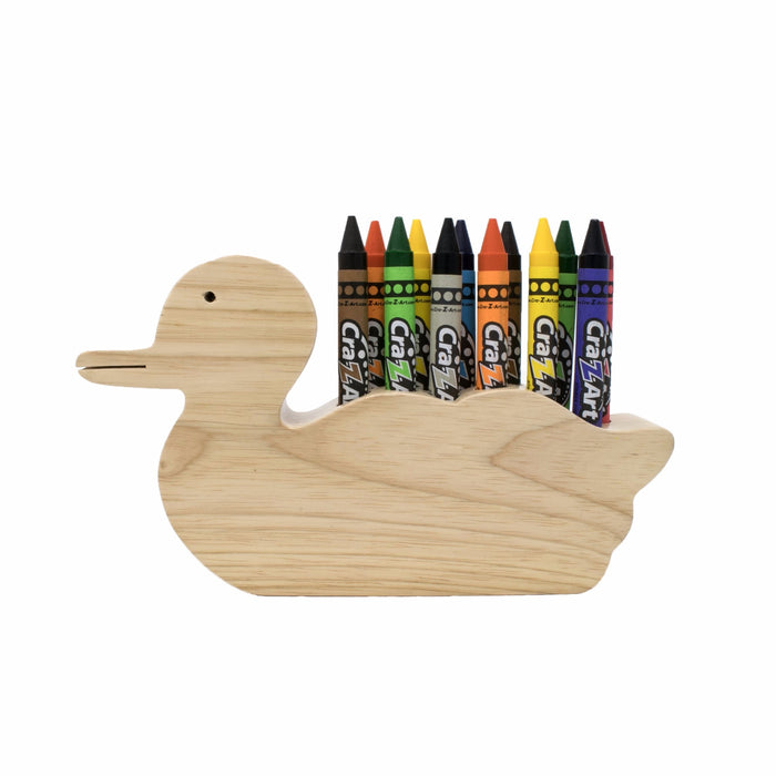 Marker / Pen / Pencil wooden Holder - Duck™