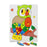 Number Inset Puzzle Board Owl -1 to 15 with Knob
